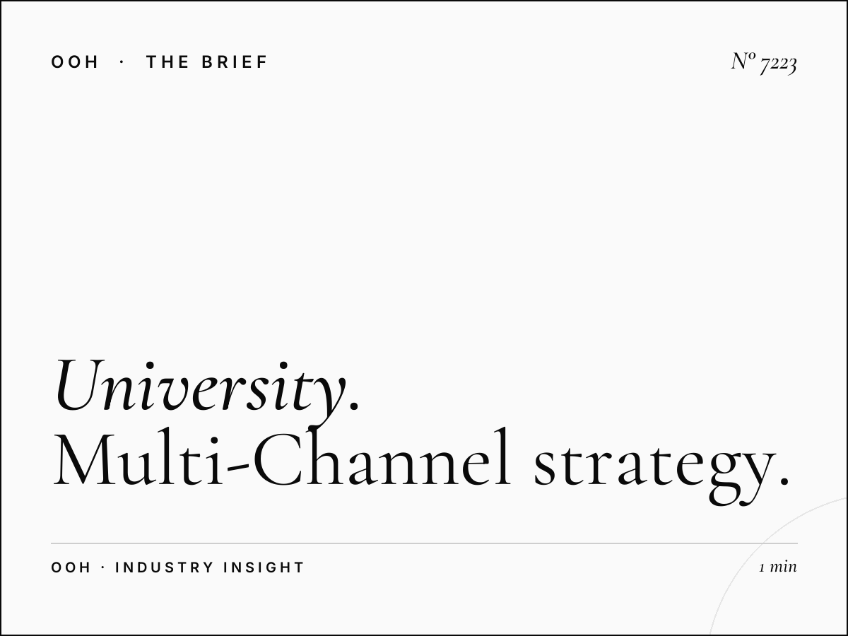 University Road Hoarding Integration: Multi-Channel Strategy