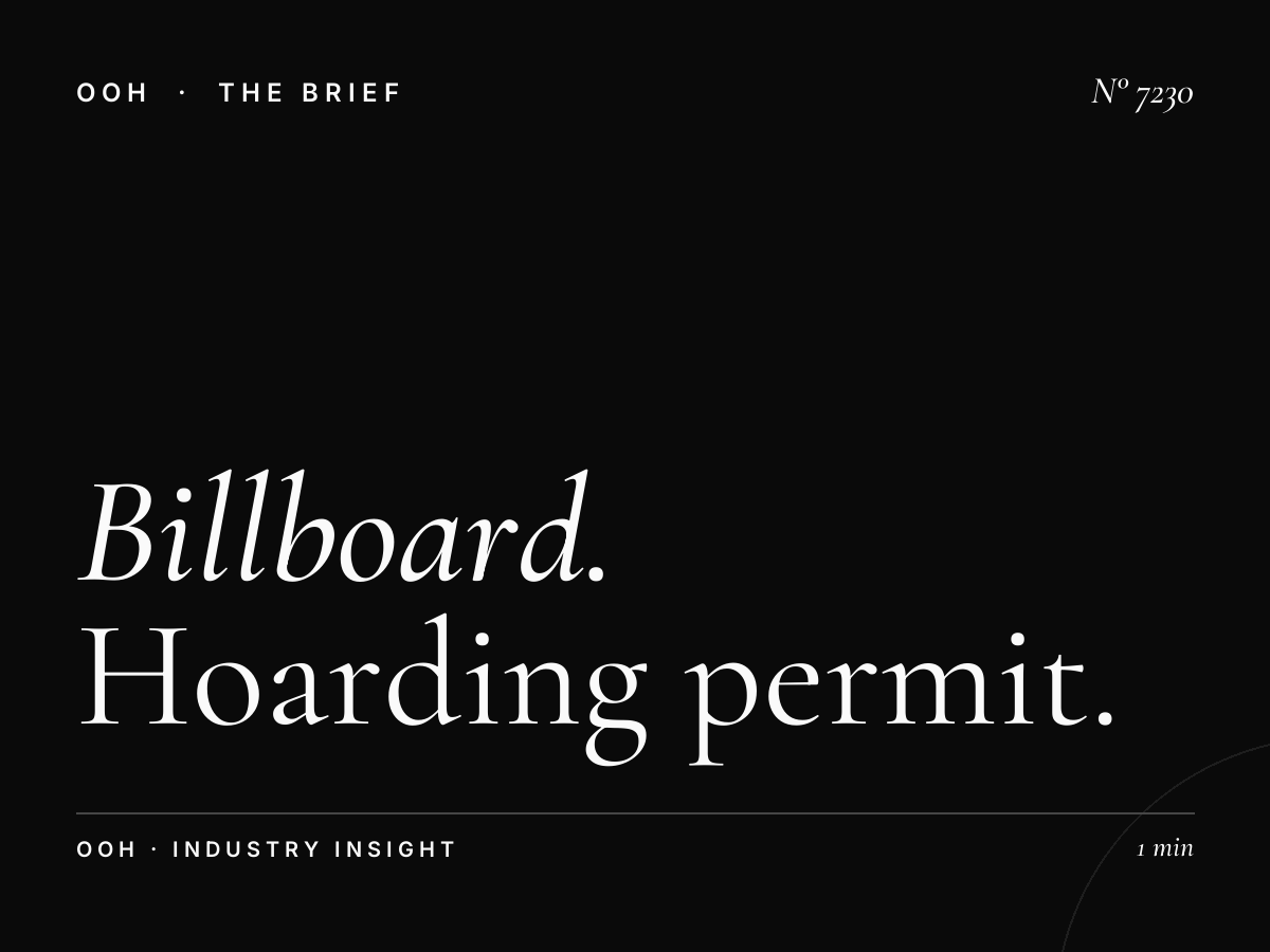 Billboard Regulations University Road: Hoarding Permit