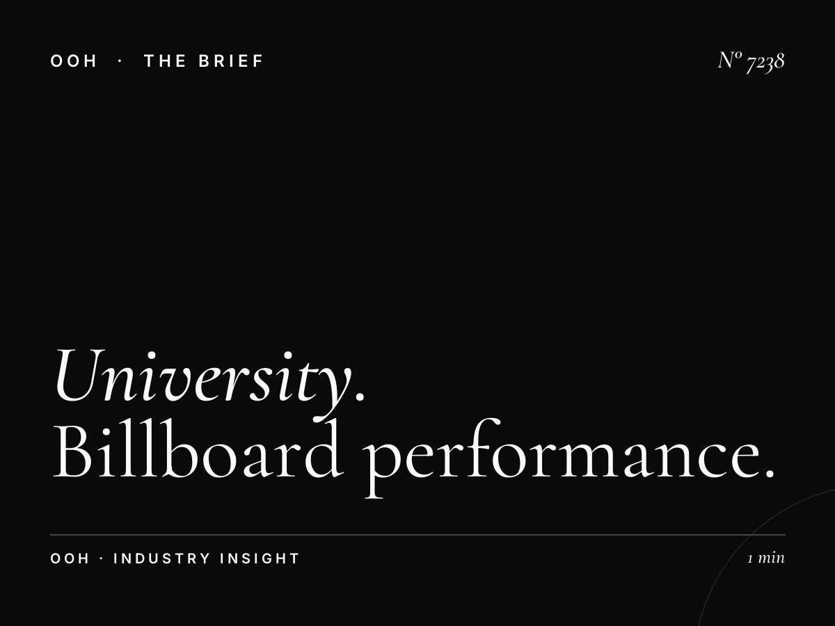 University Road Hoarding ROI: Billboard Performance