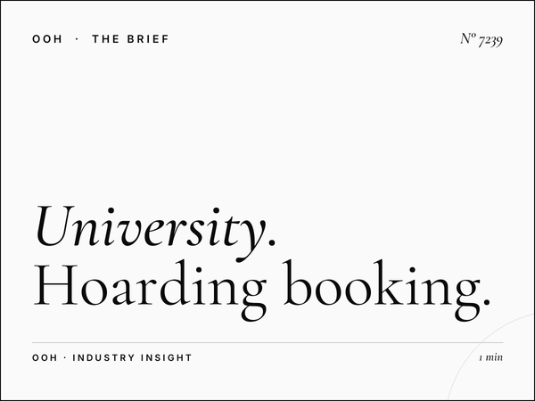 University Road Billboard Contracts: Hoarding Booking Terms
