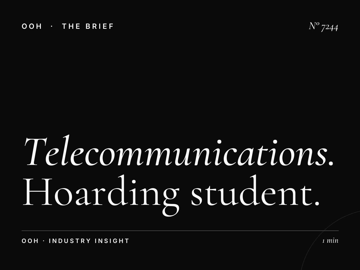 Telecommunications University Road: Hoarding Student Mobile