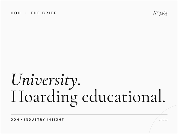 University Road Sharjah Location: Hoarding Educational Hub