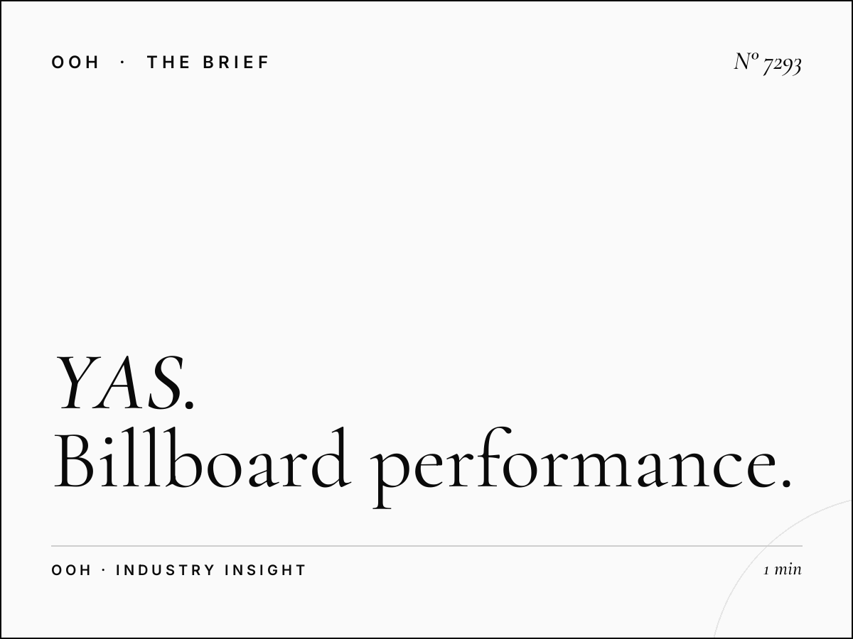 YAS Saadiyat Highway Hoarding ROI: Billboard Performance