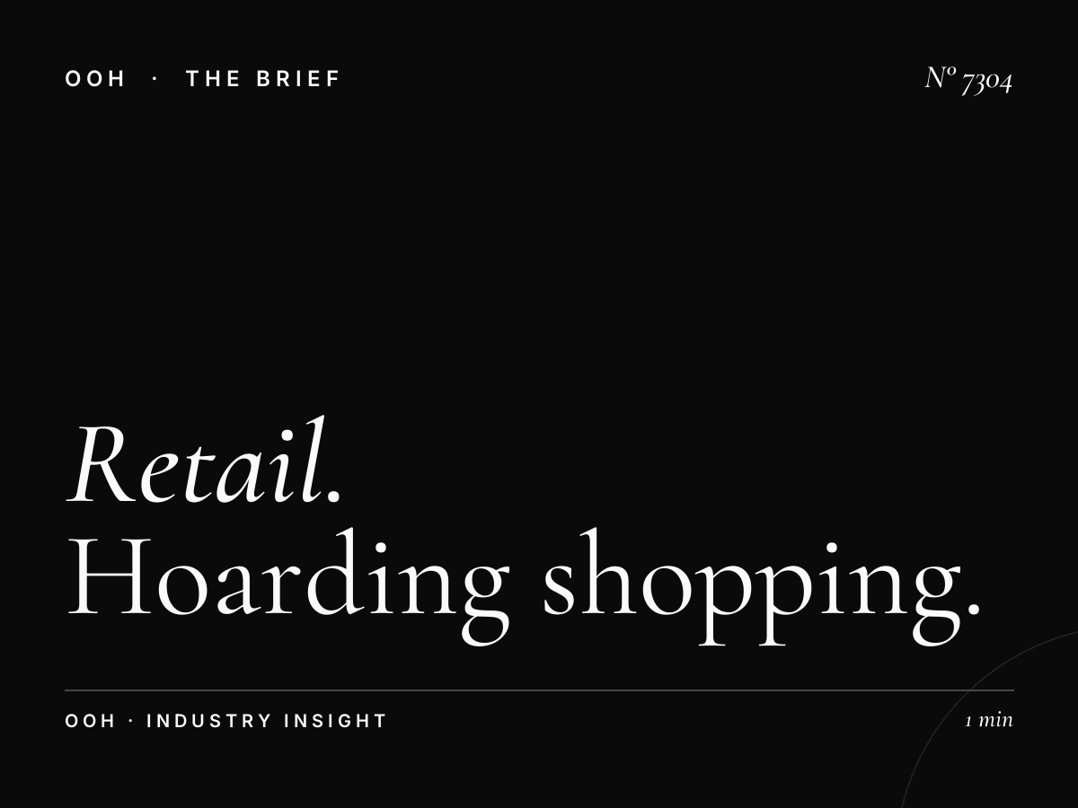 Retail Brands YAS Saadiyat: Hoarding Shopping Advertising