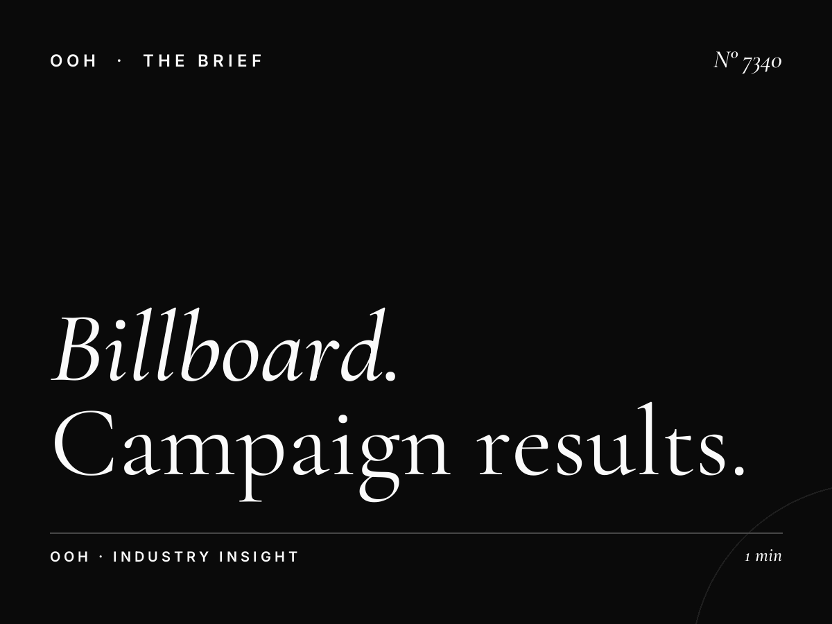 Billboard Cases YAS Saadiyat: Campaign Results