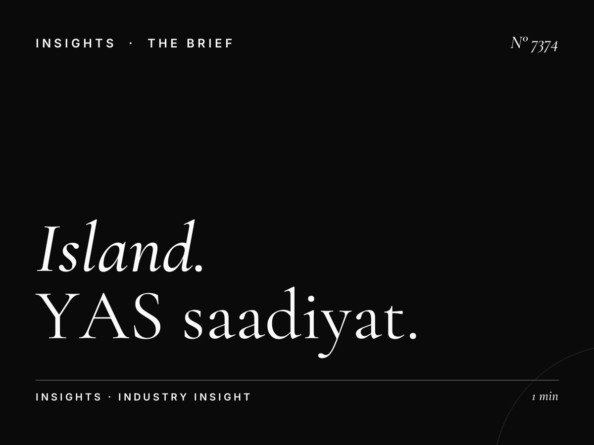Island Digital Design: YAS Saadiyat LED Specifications