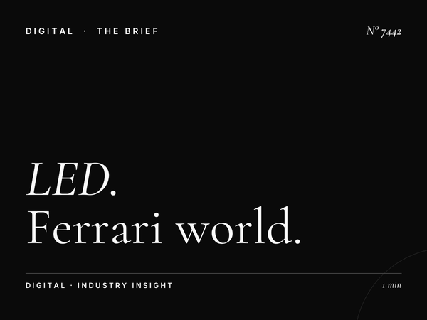 LED Unipole YAS Attractions: Ferrari World Warner Bros Digital Advertising Strategy