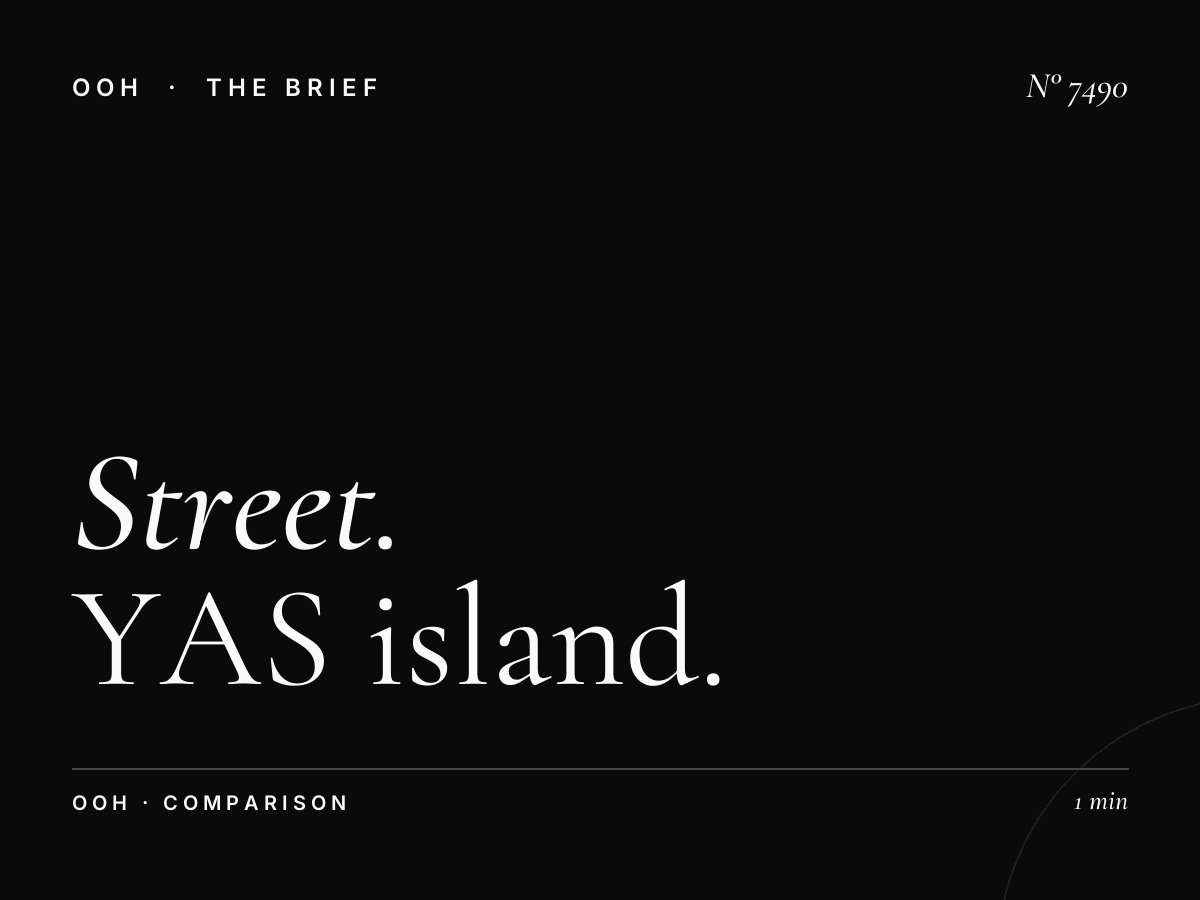 Street Furniture vs Highway OOH: YAS Island Advantages