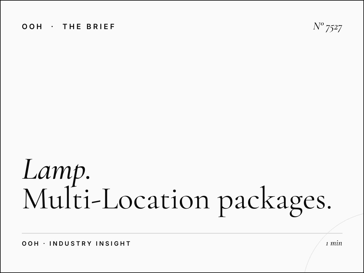 Lamp Post Network YAS Island: Multi-Location Packages