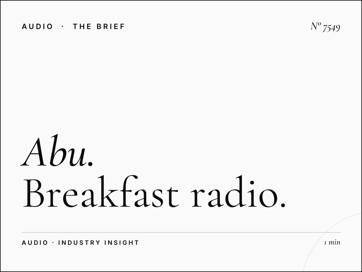 Abu Dhabi FM Morning Show: Breakfast Radio Advertising 6-10 AM