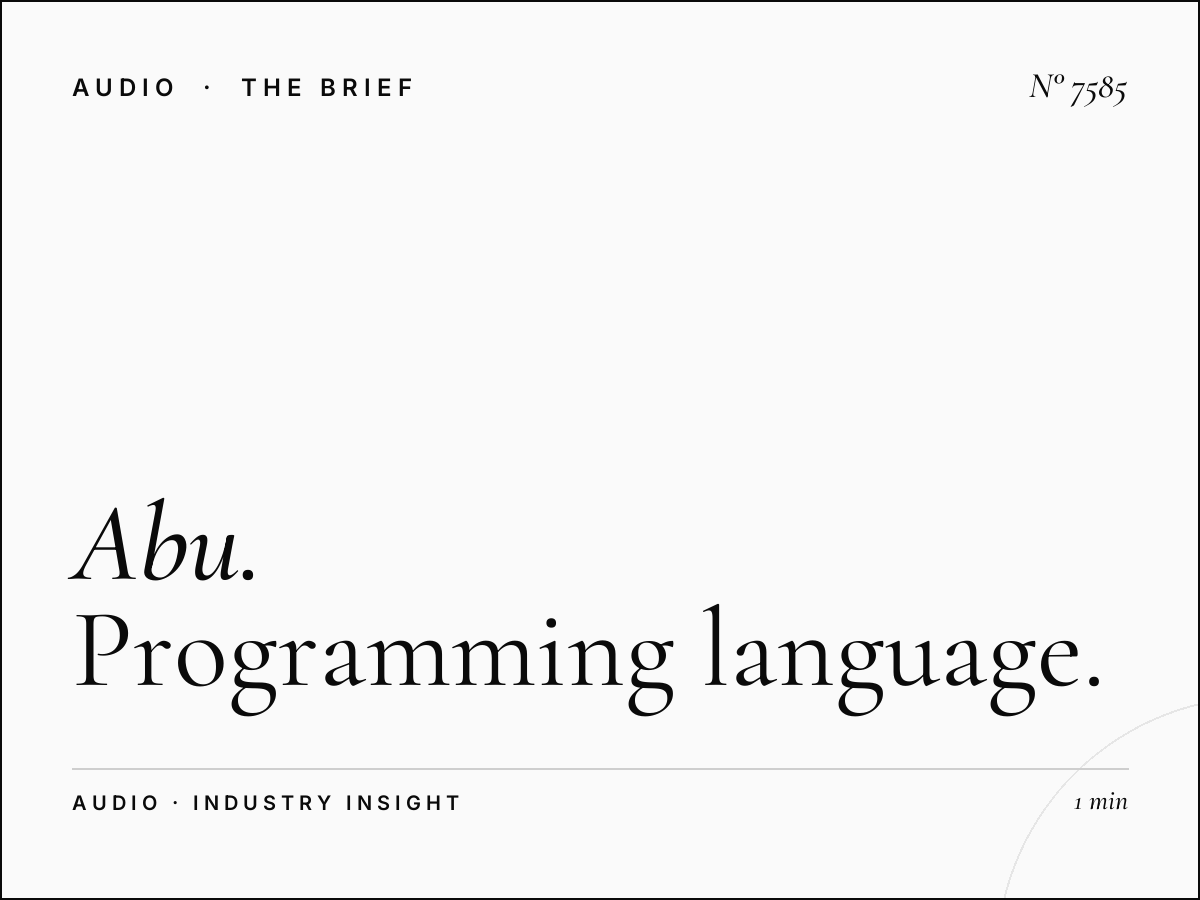 Abu Dhabi FM Arabic Content: Programming Language Strategy