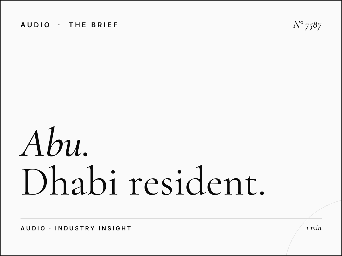 Abu Dhabi FM Local Targeting: Abu Dhabi Resident Strategy