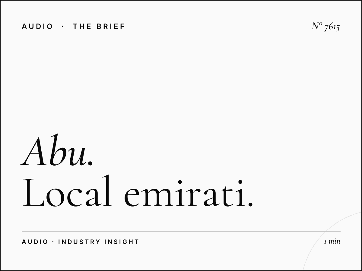 Abu Dhabi FM Demographics: Local Emirati and Arab Expat