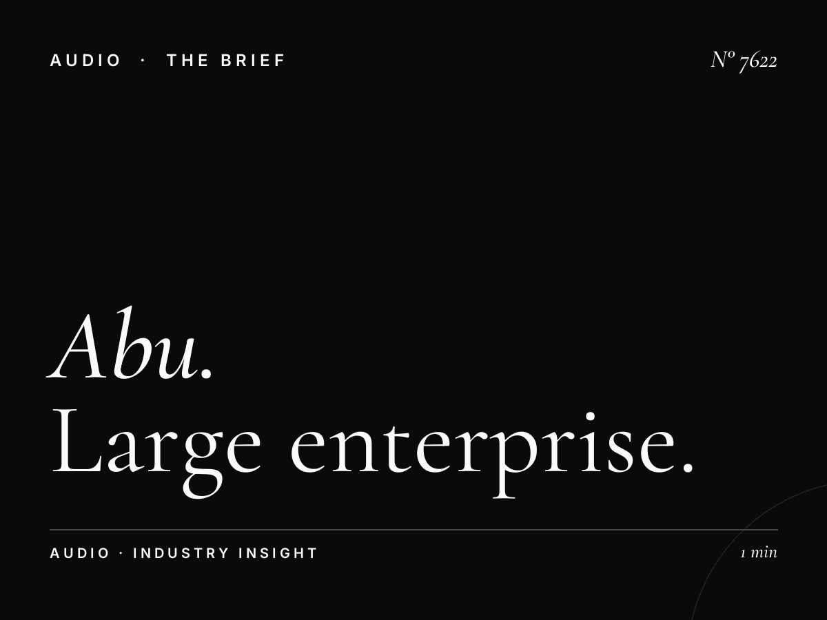 Abu Dhabi FM Corporate: Large Enterprise Radio Marketing