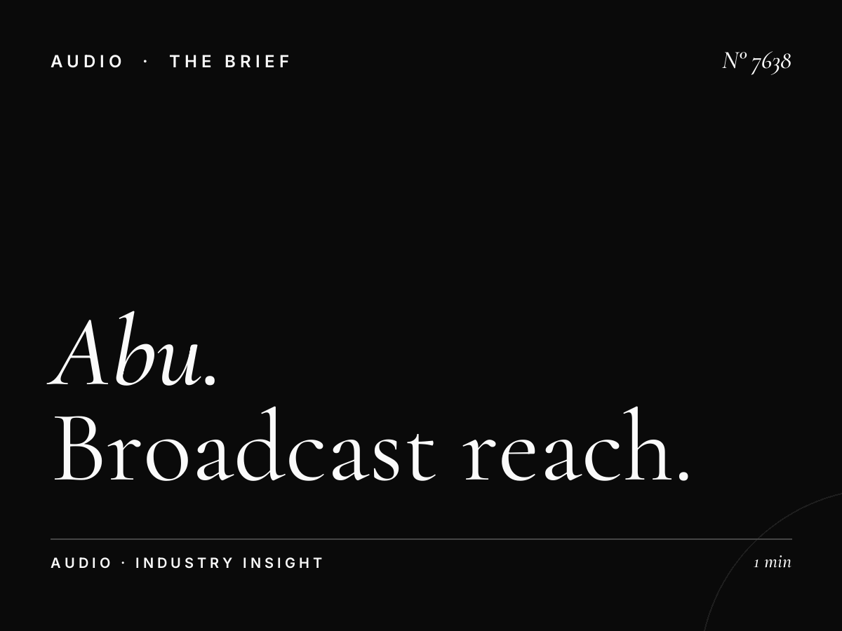 Abu Dhabi FM Coverage Area: Broadcast Reach Abu Dhabi