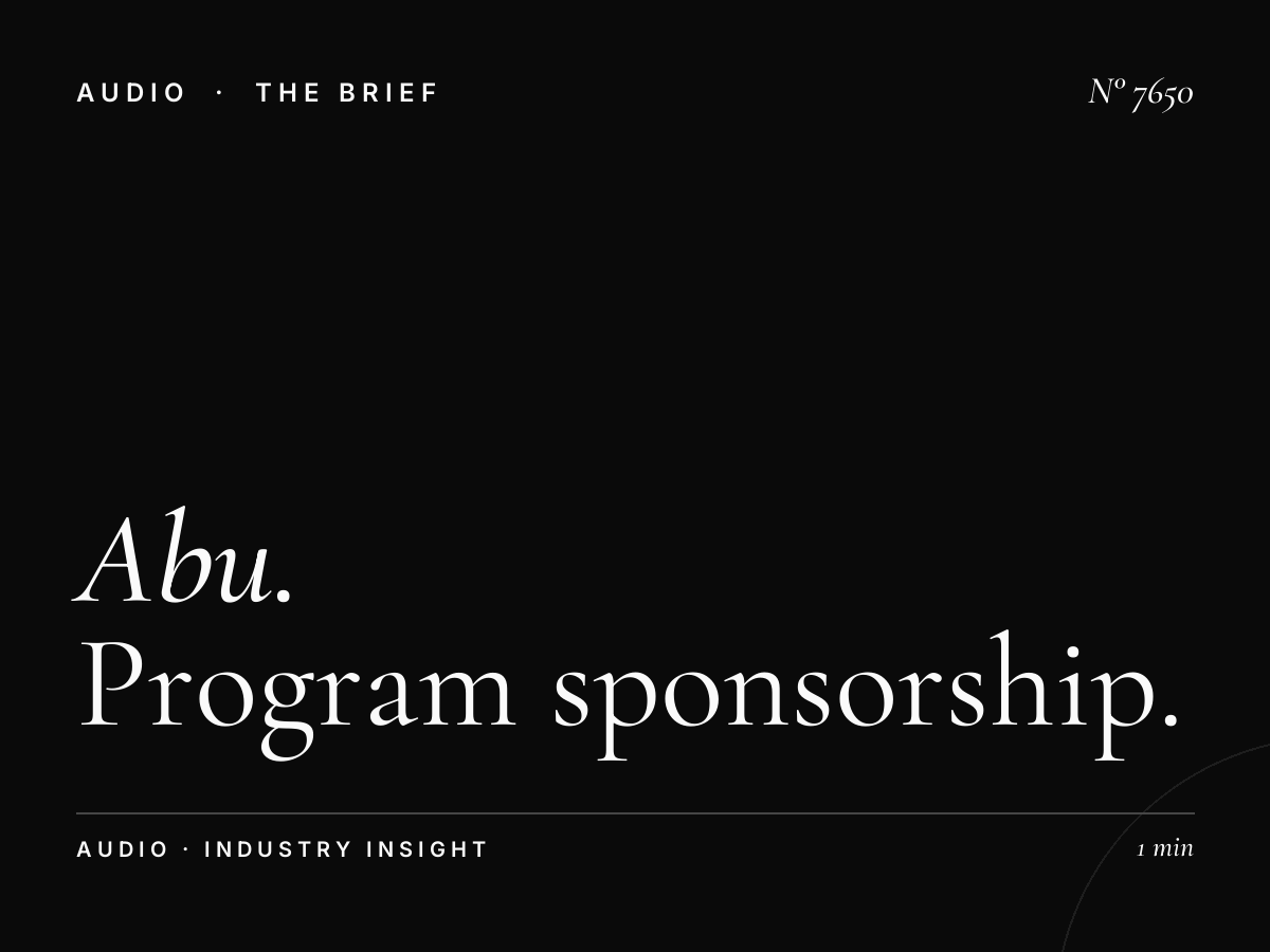 Abu Dhabi FM Sponsorship: Program Sponsorship Opportunities