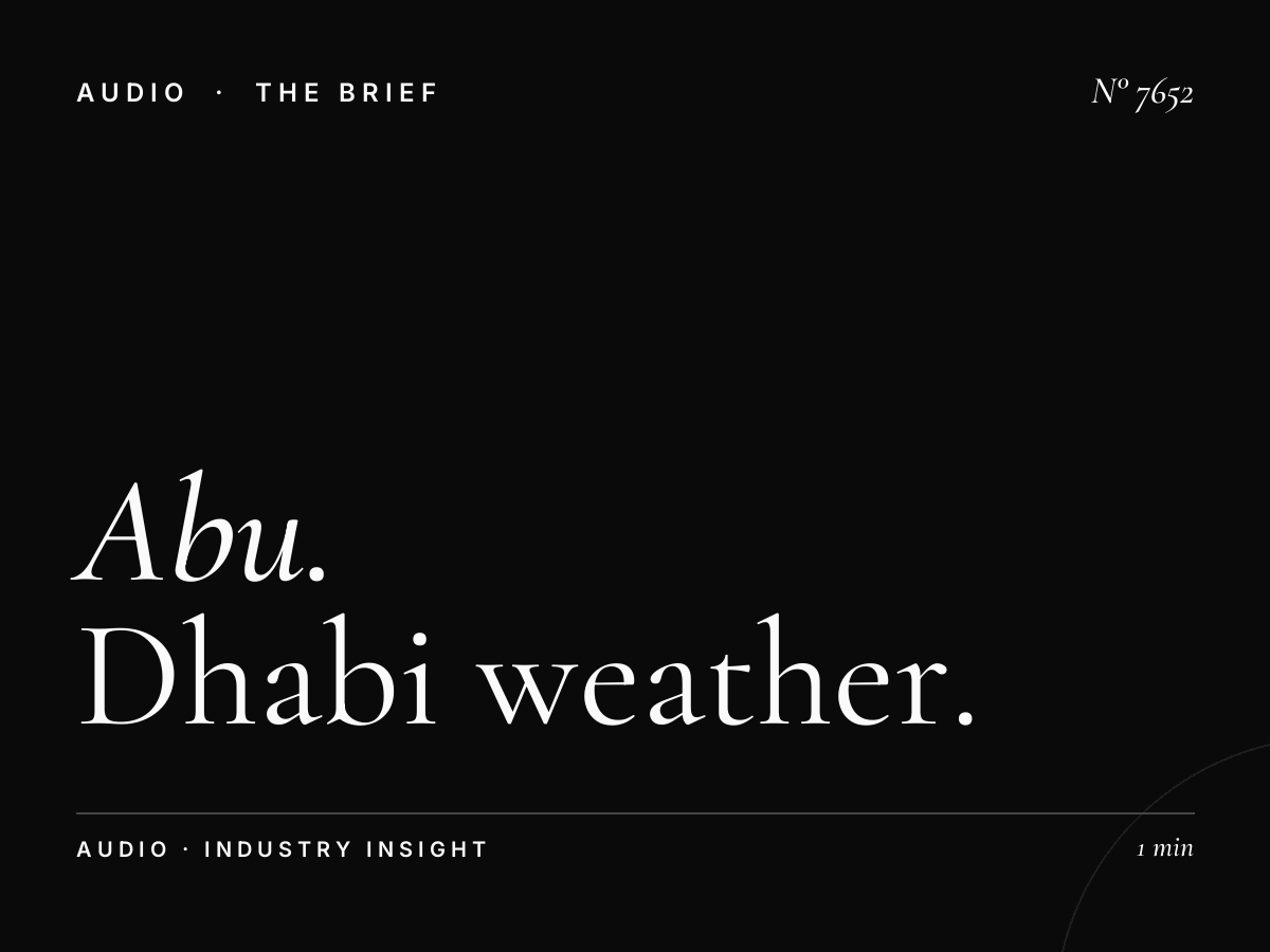 Abu Dhabi FM Weather Updates: Abu Dhabi Weather Programming