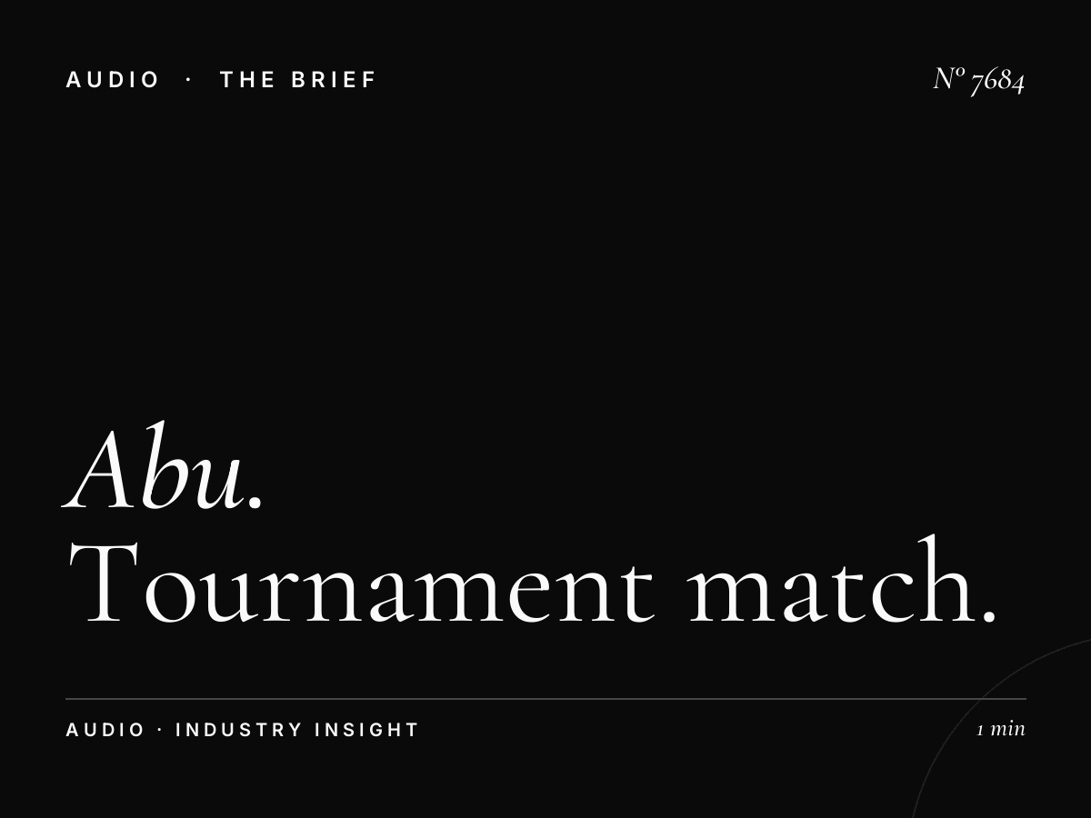 Abu Dhabi FM Sports Events: Tournament Match Advertising
