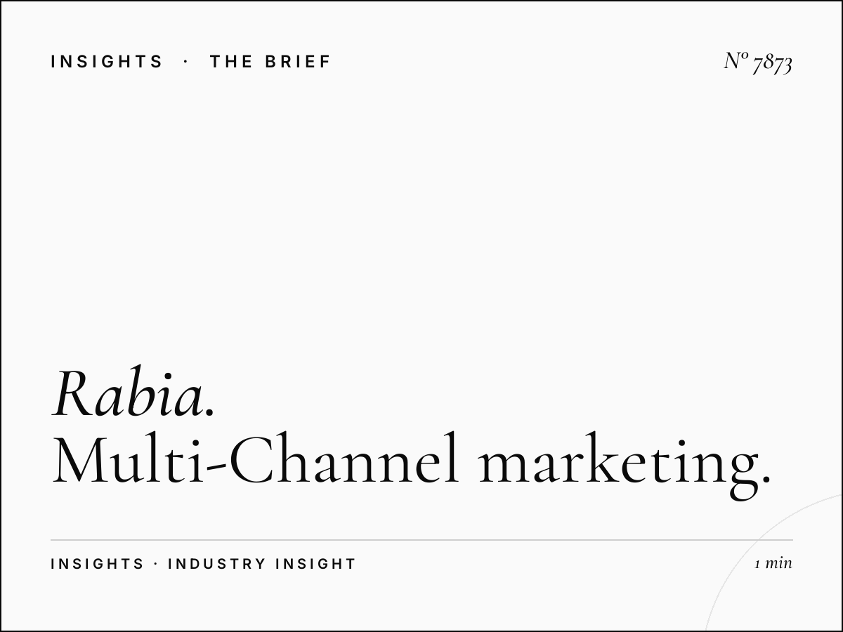Api Rabia Mult Al Rabia Integration: Multi-Channel Marketing Strategy