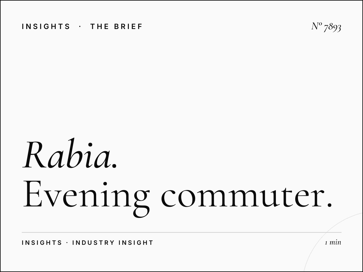 Al Rabia Drive Time: Evening Commuter Advertising 4-7 PM