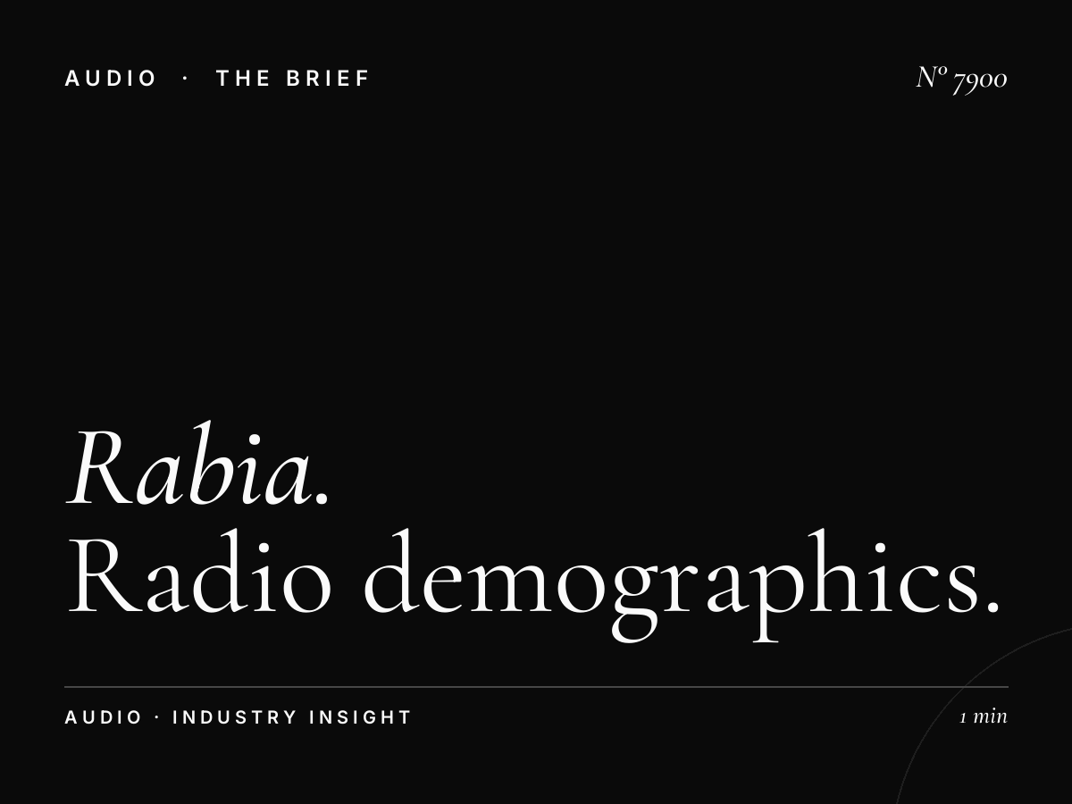 Al Rabia Audience: Radio Demographics Abu Dhabi