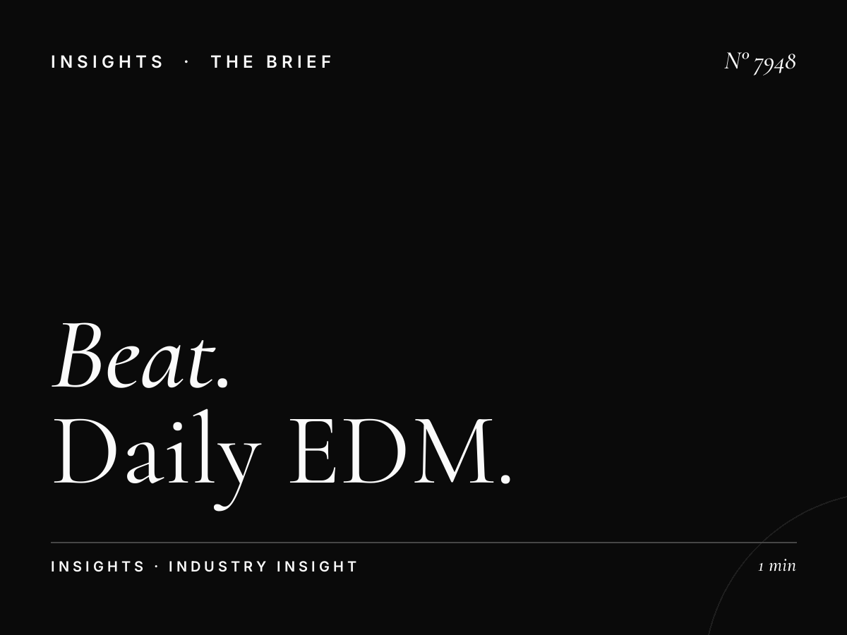 Beat 97.8 Reach: Daily EDM Listener Impressions