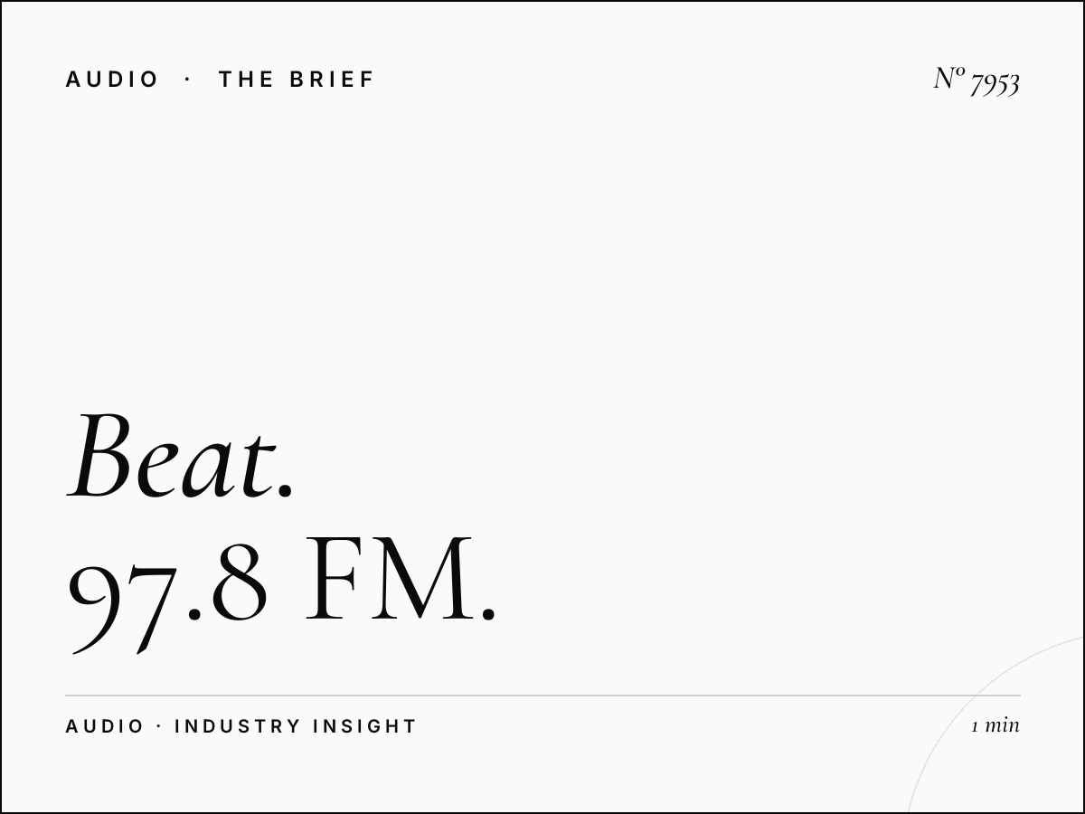 Beat Radio Advertising: 97.8 FM Electronic Dance Music Campaign