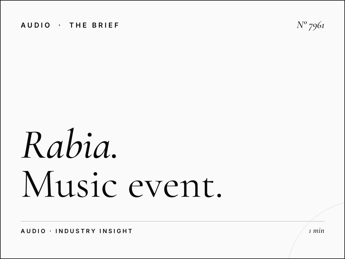 Al Rabia Concert Promotion: Music Event Radio Marketing