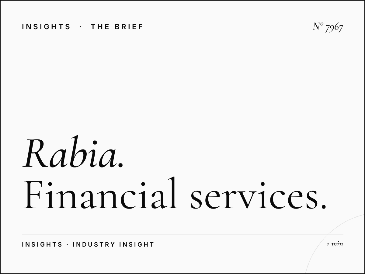 Al Rabia Banking Products: Financial Services Launch Campaign