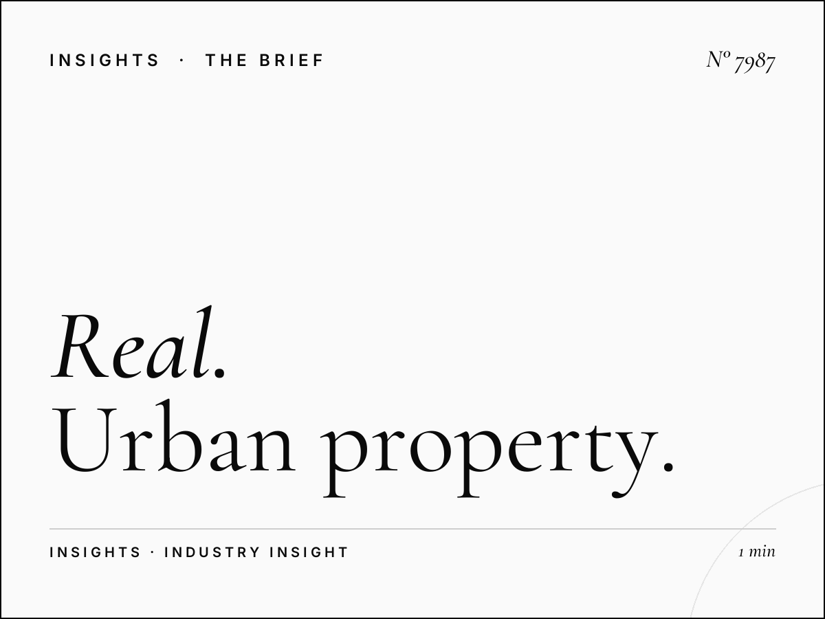 Real Estate Beat: Urban Property Young Professional Marketing