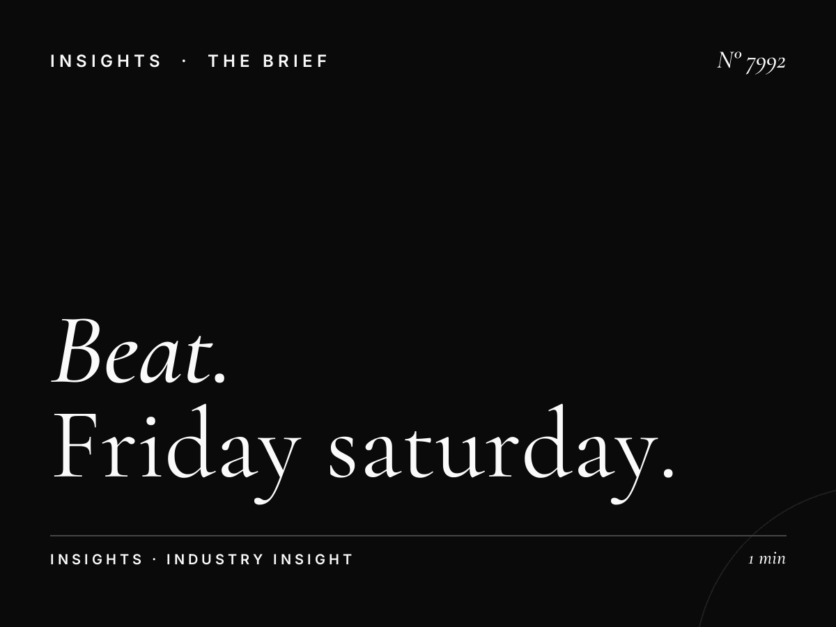 Beat Weekend: Friday Saturday Dance Party Programming