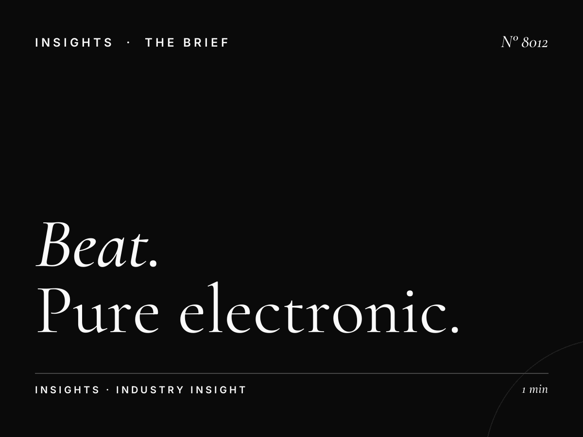 Beat Music Format: Pure Electronic Dance Music