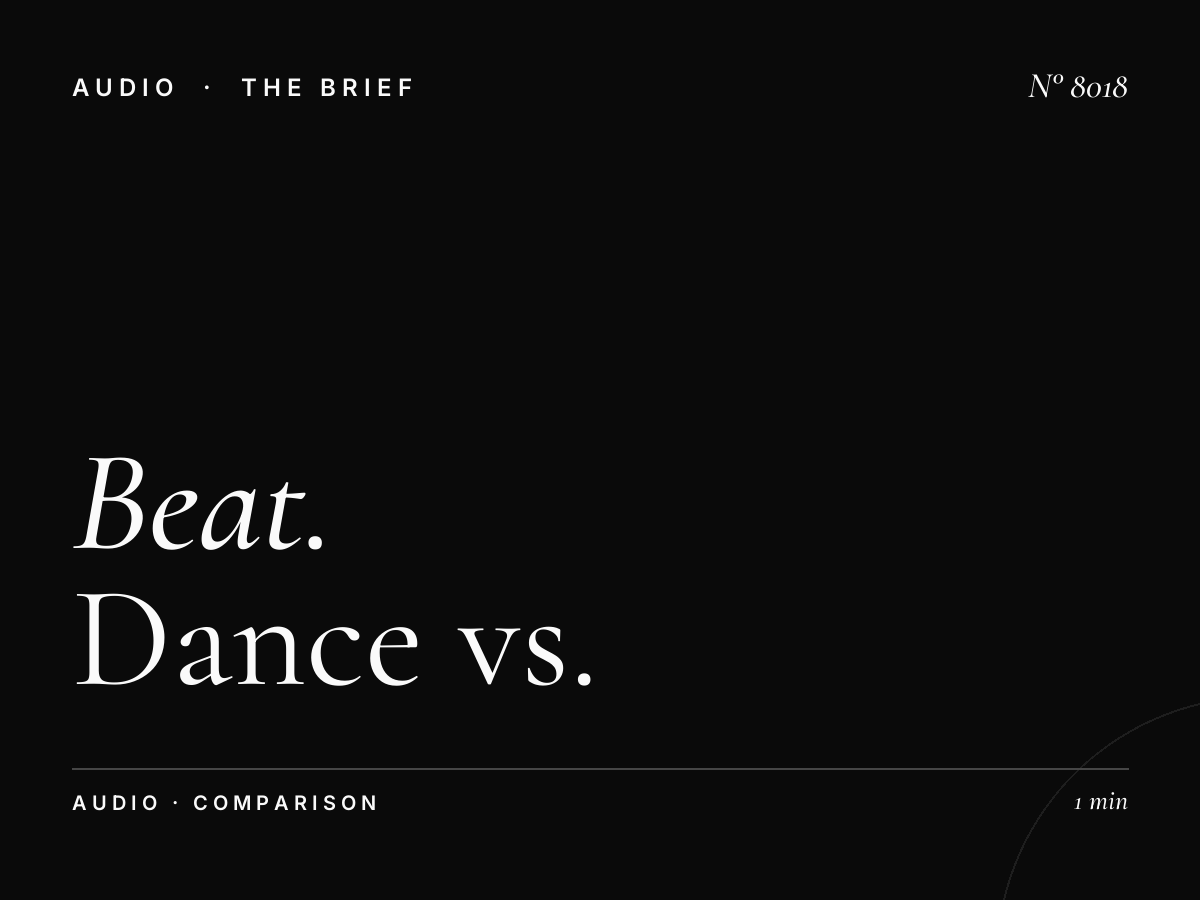 Beat vs Virgin Radio: Dance vs Mainstream Comparison