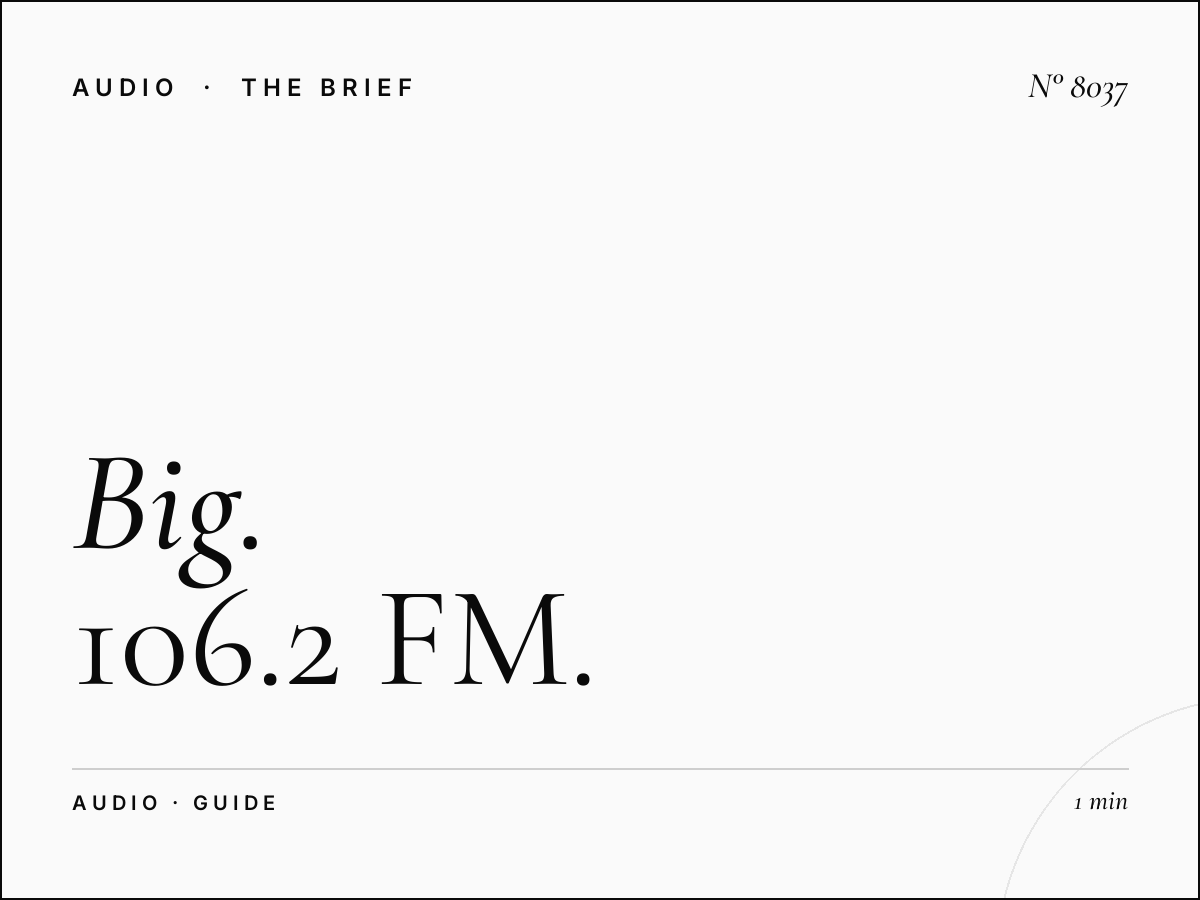 Big Radio Advertising: 106.2 FM Campaign Guide UAE