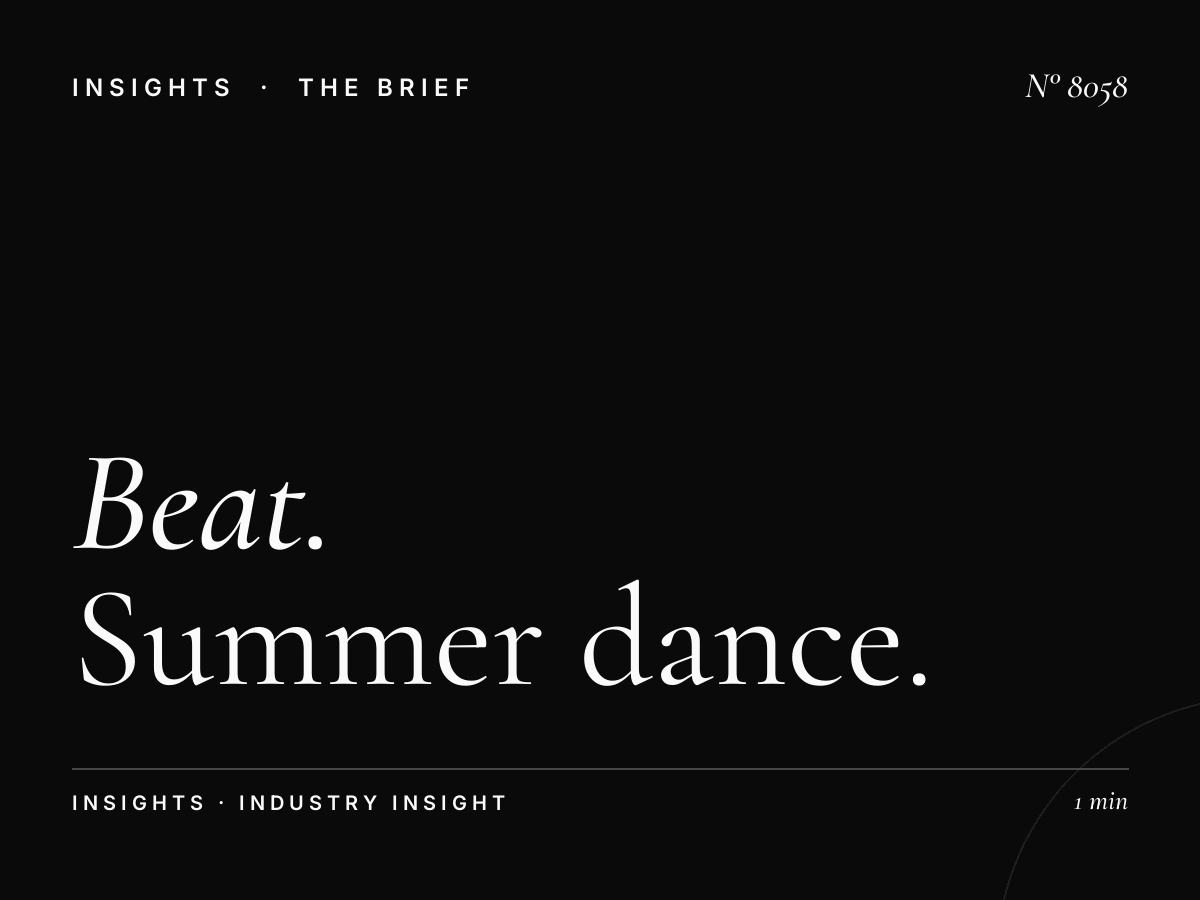 Beat Festival Season: Summer Dance Festival Advertising