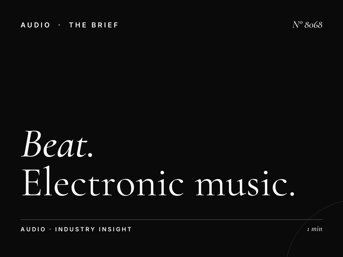 Beat Competition: Electronic Music Radio Positioning