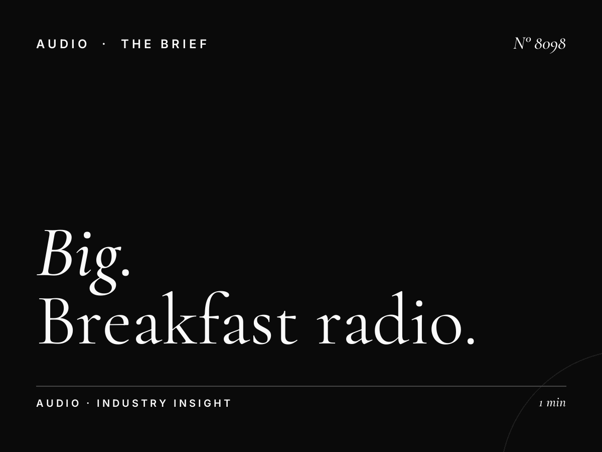 Big Morning Show: Breakfast Radio Advertising 6-10 AM