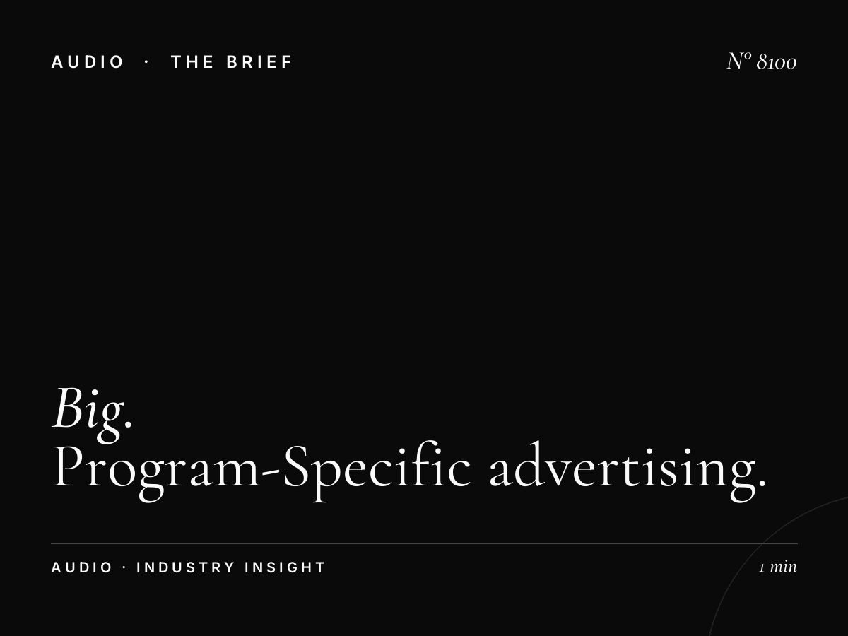 Big Radio Shows: Program-Specific Advertising Opportunities