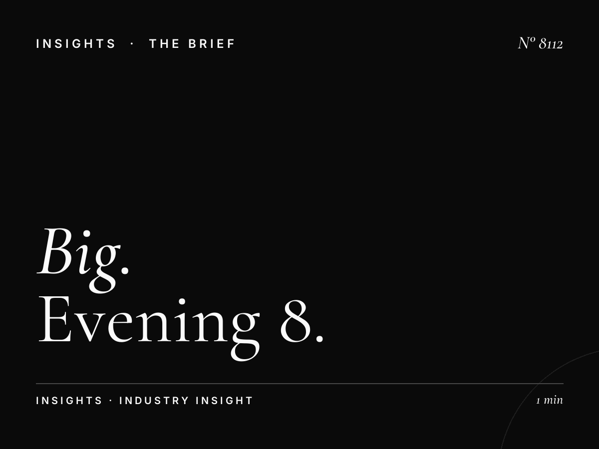 Big Late Night: Evening 8 PM-12 AM Advertising