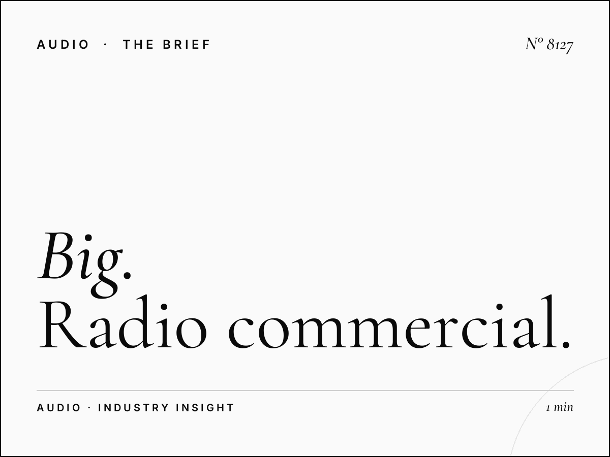 Big Creative Production: Radio Commercial Creation Services