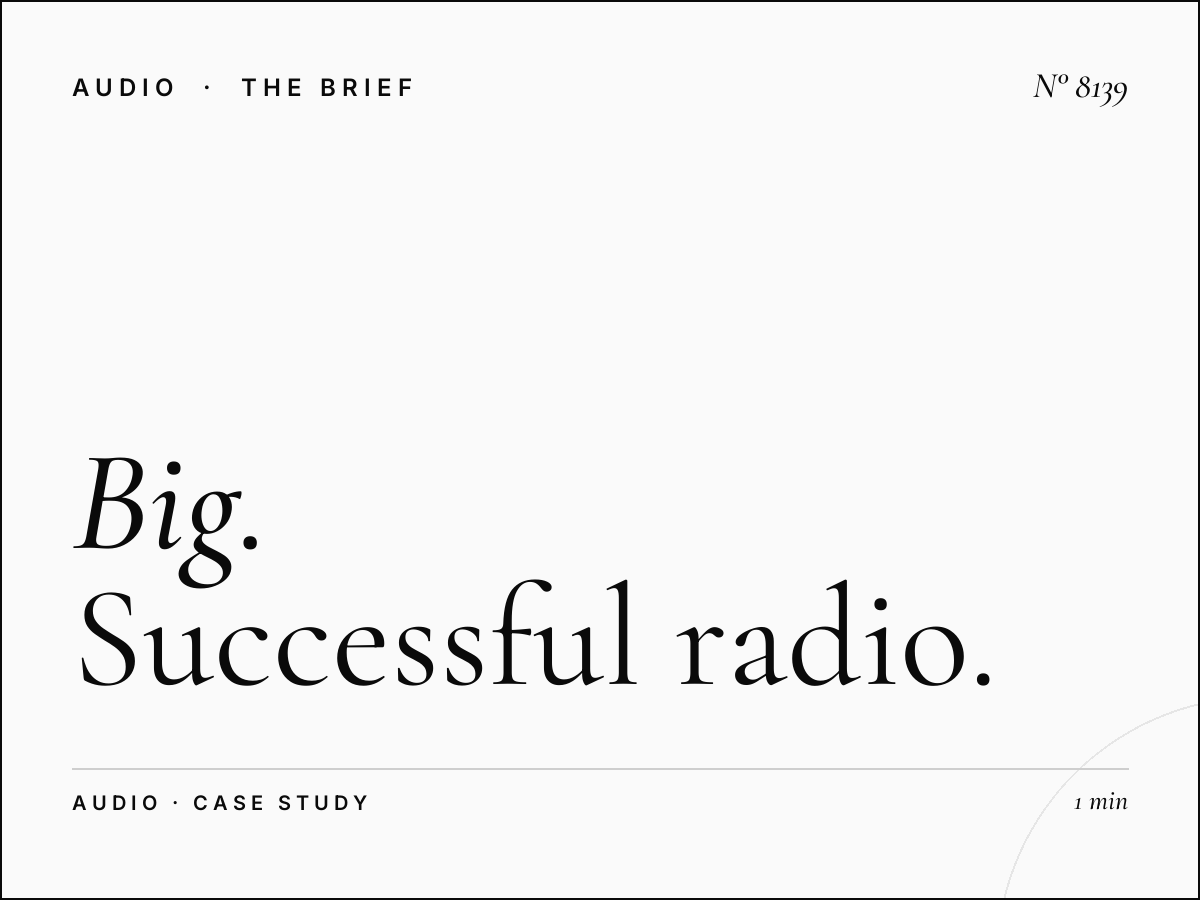 Big Case Studies: Successful Radio Campaign Examples