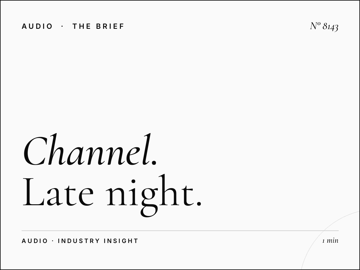 Channel 4 Night Show: Late Night Radio Programming