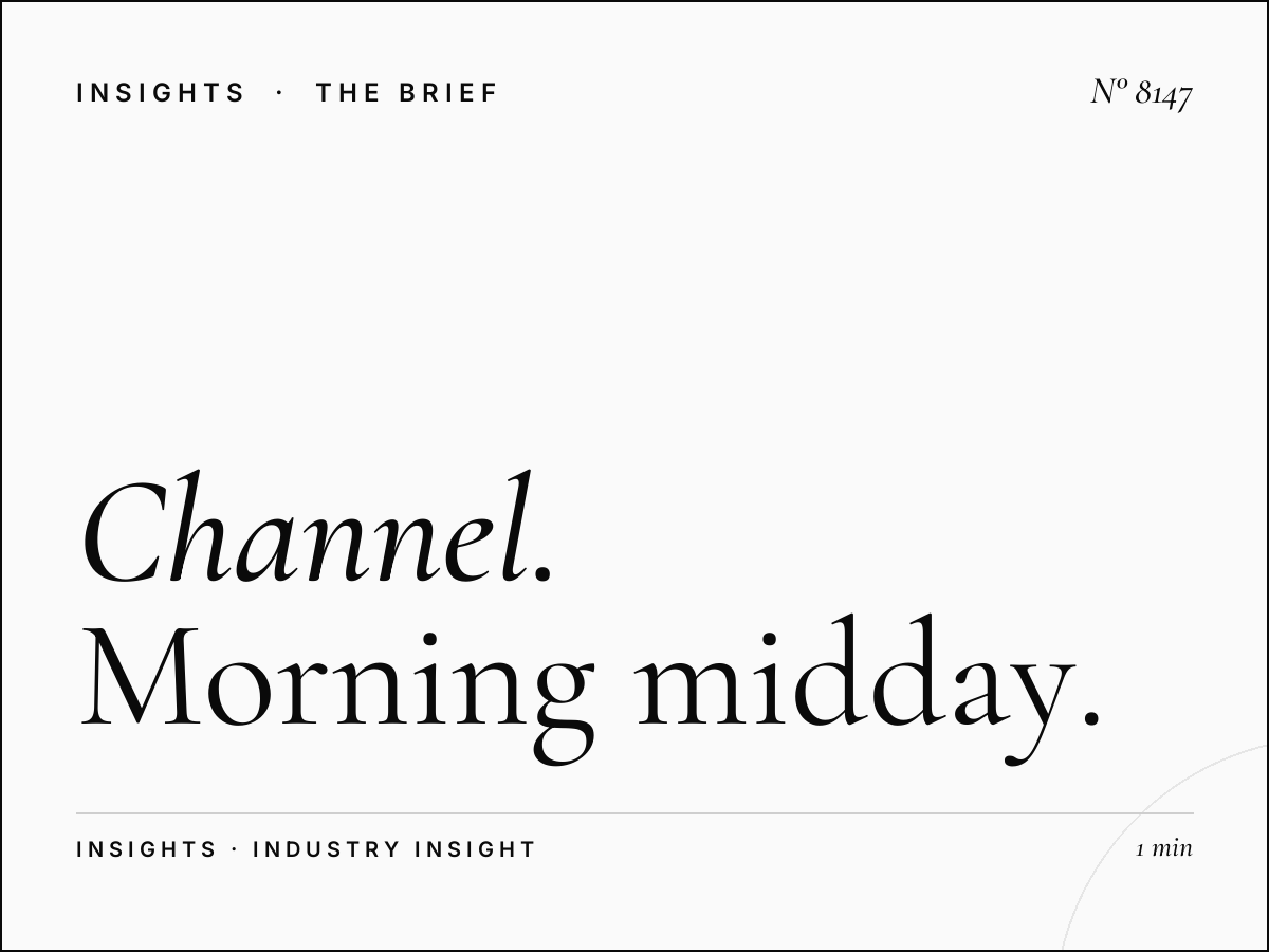 Channel 4 104.8 Dayparts: Morning Midday Evening Programming