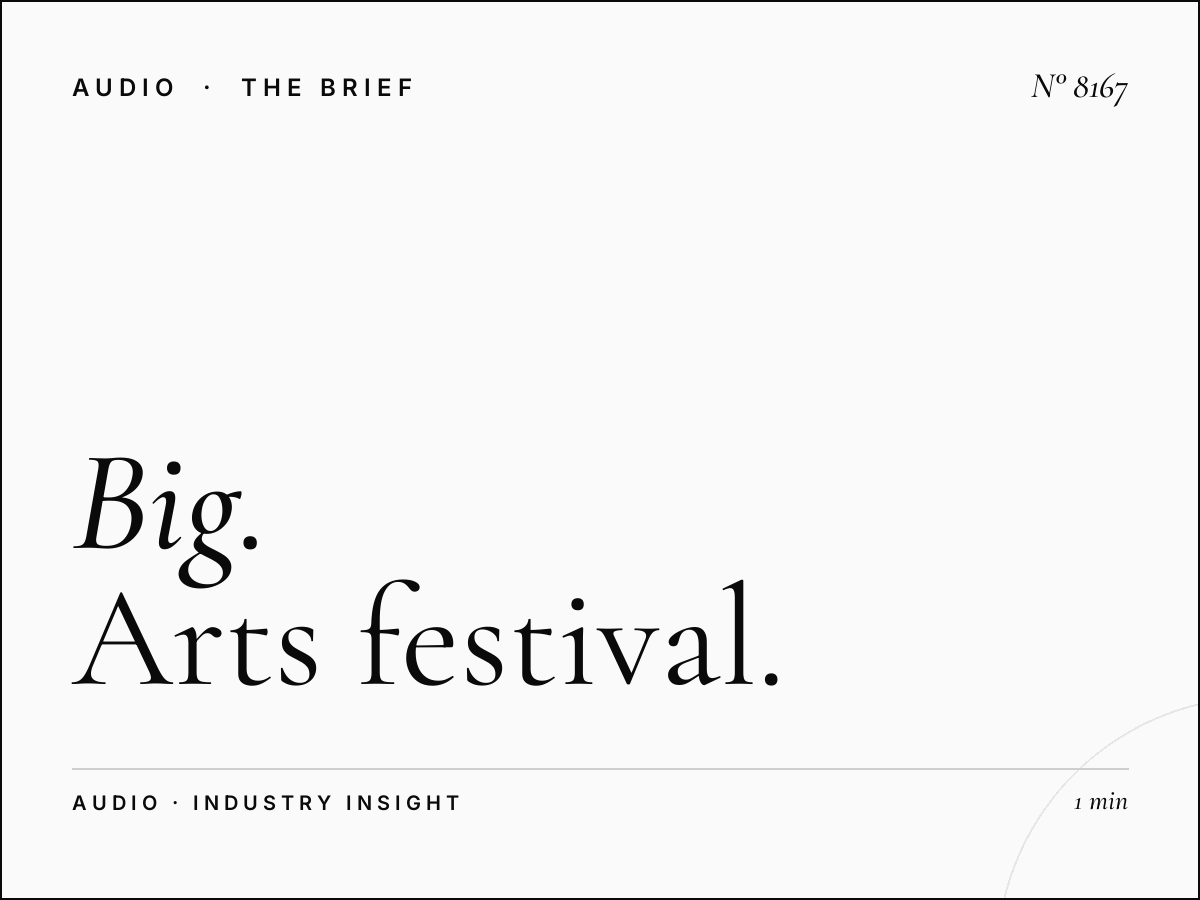 Big Cultural Events: Arts Festival Radio Promotion