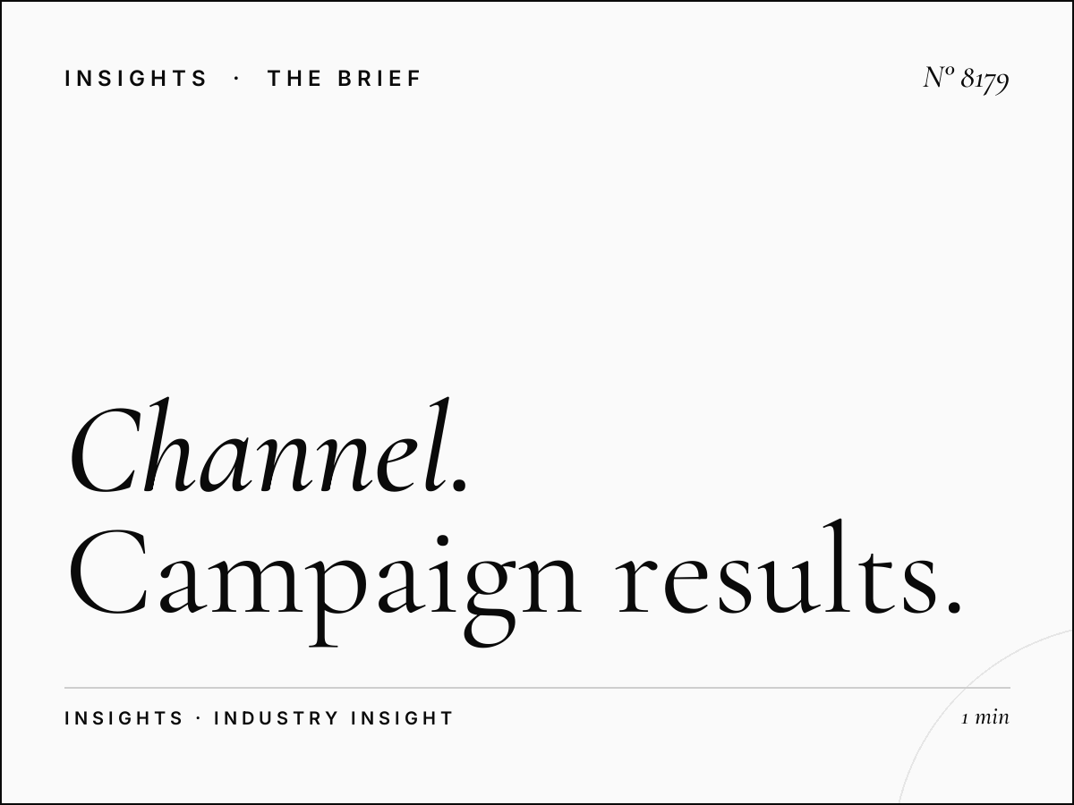 Channel 4 Effectiveness: Campaign Results Analysis