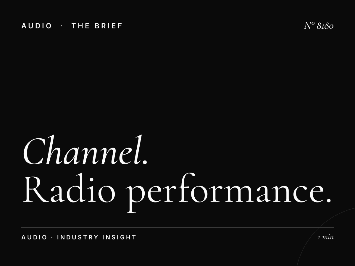 Channel 4 ROI: Radio Performance Measurement