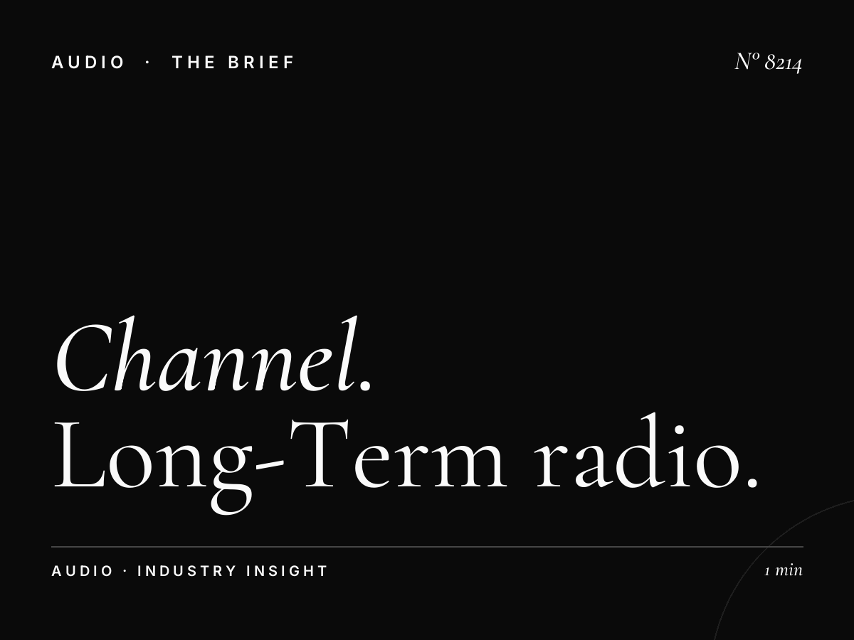 Channel 4 Brand Partnership: Long-Term Radio Partnership
