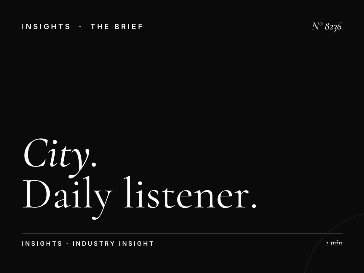 City 101.6 Reach: Daily Listener Impressions Dubai