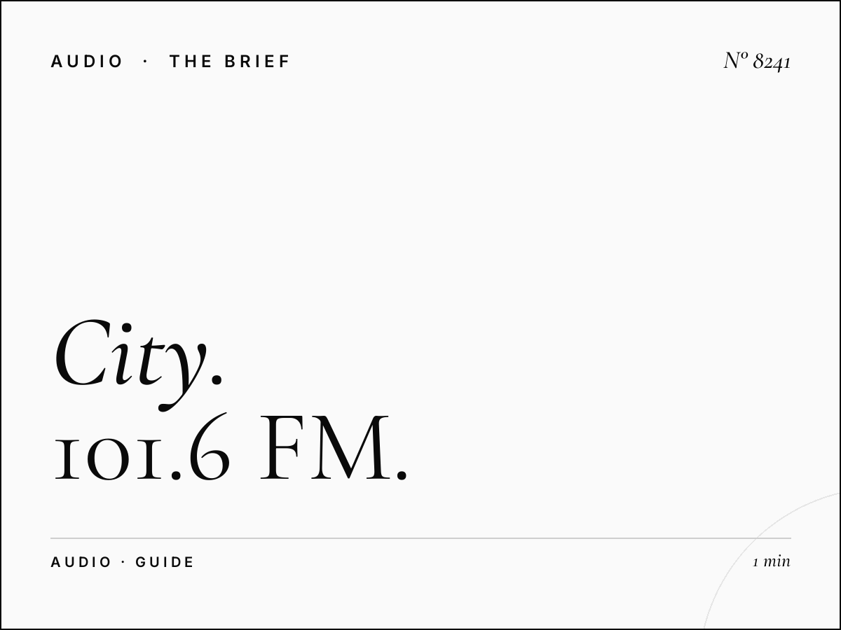 City Radio Advertising: 101.6 FM Campaign Guide Dubai