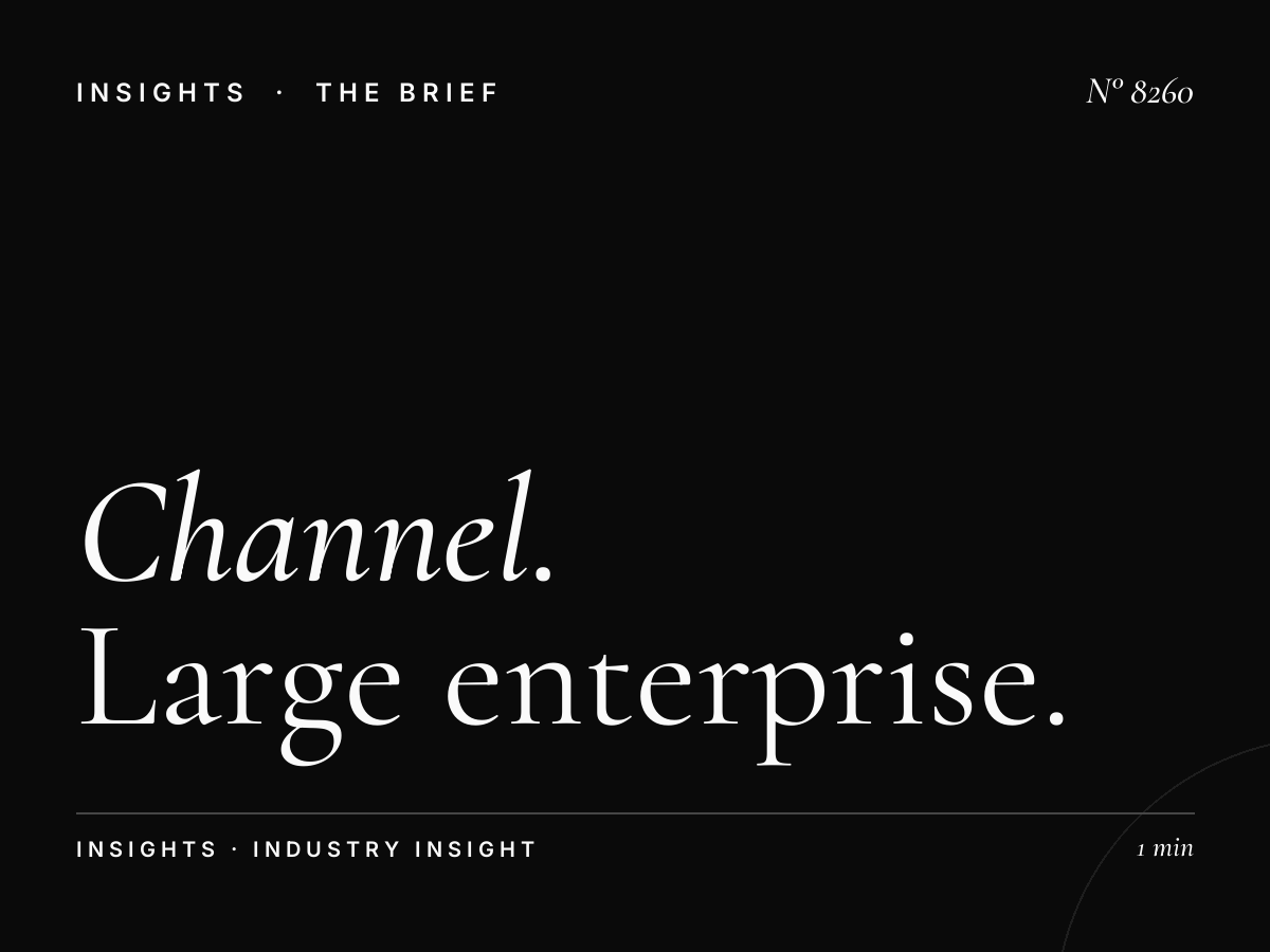 Channel 4 Corporate: Large Enterprise Marketing